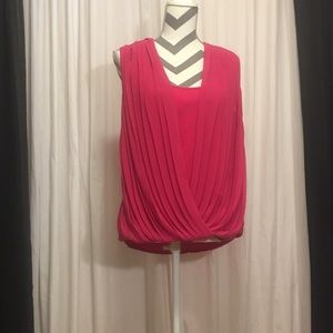 Jennifer Lopez sleeveless chiffon top